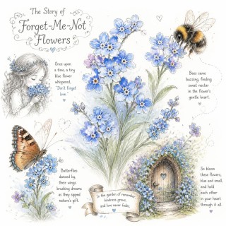Forget-Me-Not-Bees-and-Butterflies-1